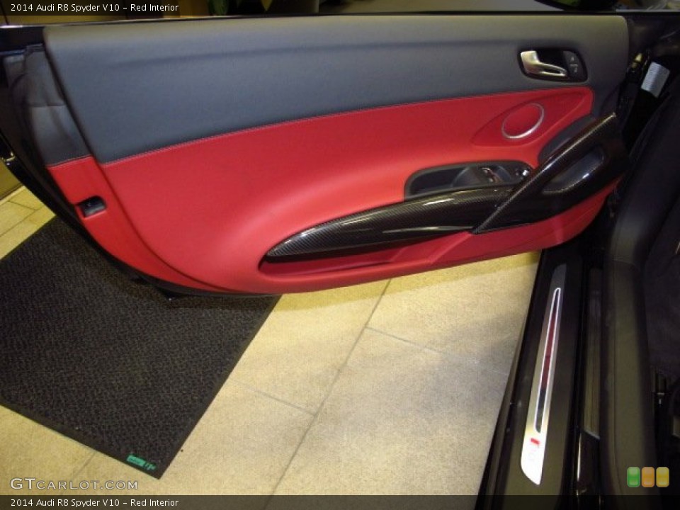 Red Interior Door Panel for the 2014 Audi R8 Spyder V10 #83797768