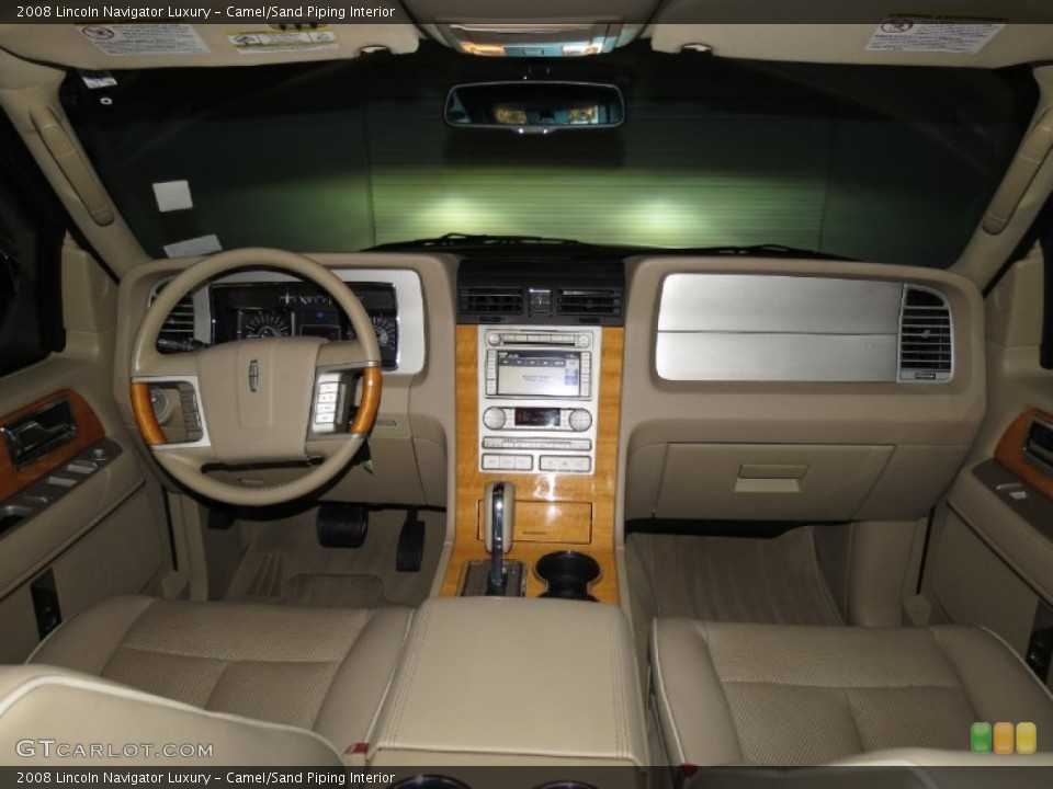 Camel/Sand Piping Interior Dashboard for the 2008 Lincoln Navigator Luxury #83797879