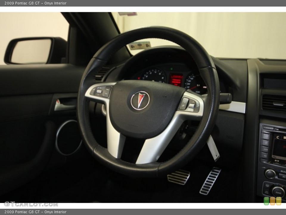 Onyx Interior Steering Wheel for the 2009 Pontiac G8 GT #83798200