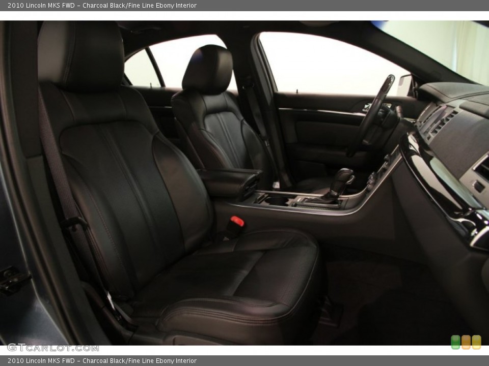 Charcoal Black/Fine Line Ebony Interior Front Seat for the 2010 Lincoln MKS FWD #83798278