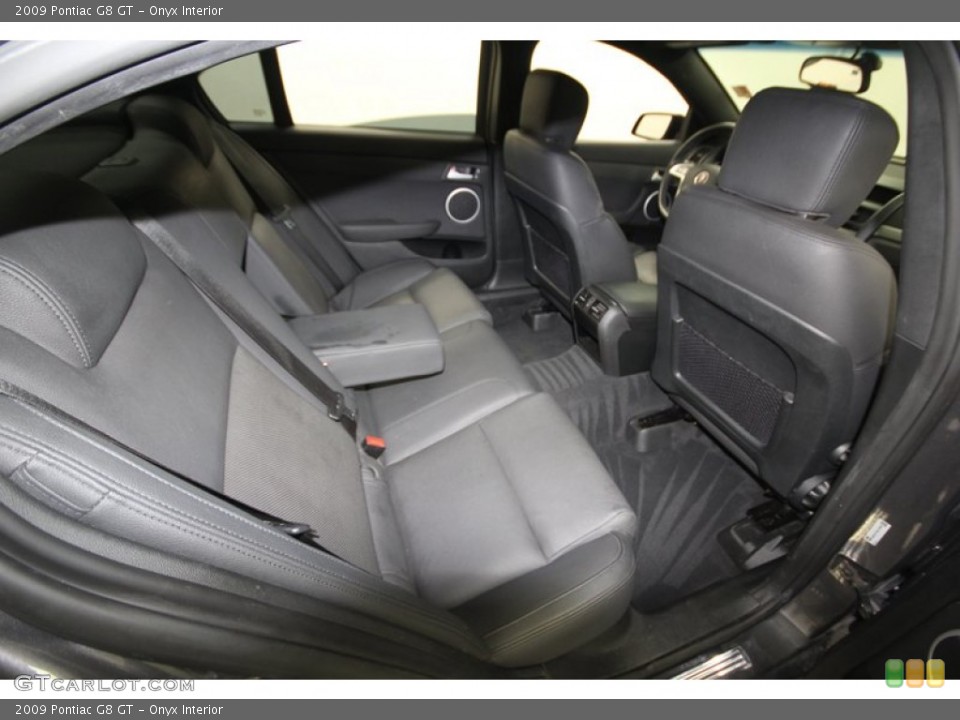 Onyx Interior Rear Seat for the 2009 Pontiac G8 GT #83798287