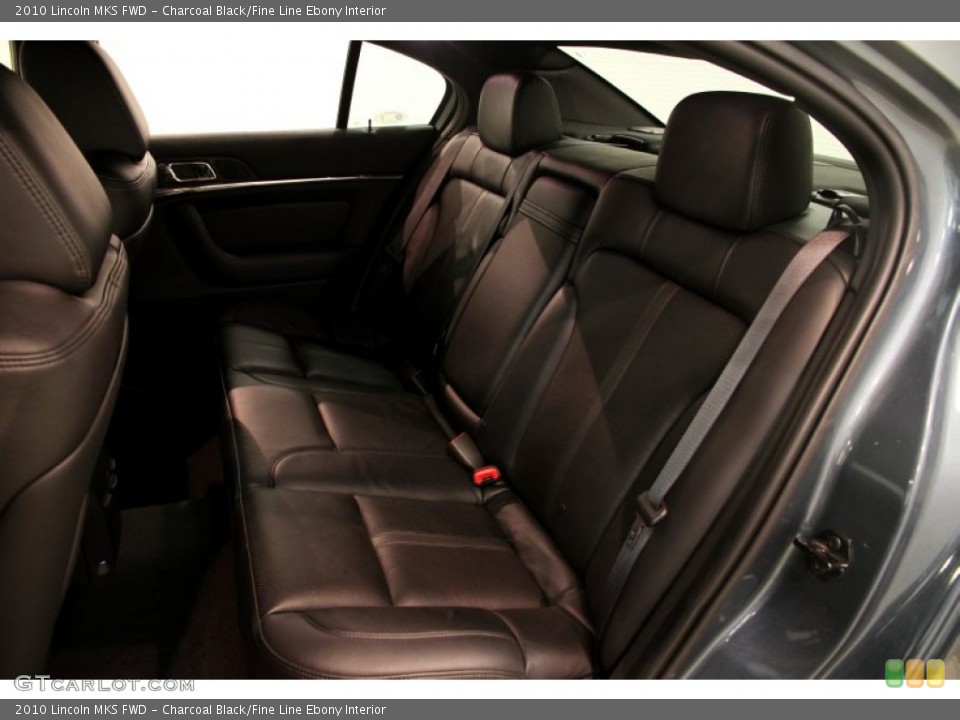 Charcoal Black/Fine Line Ebony Interior Rear Seat for the 2010 Lincoln MKS FWD #83798320