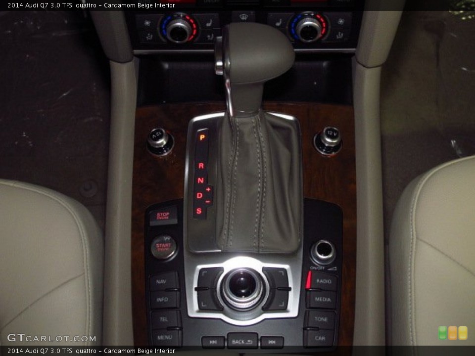 Cardamom Beige Interior Transmission for the 2014 Audi Q7 3.0 TFSI quattro #83798743