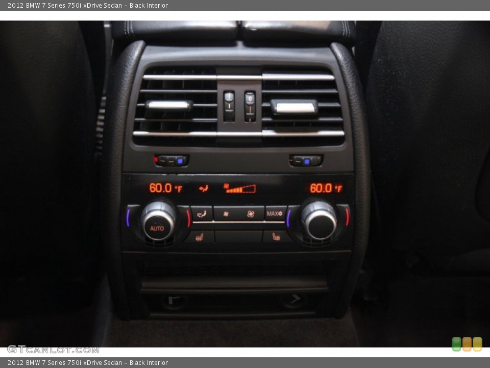 Black Interior Controls for the 2012 BMW 7 Series 750i xDrive Sedan #83799704