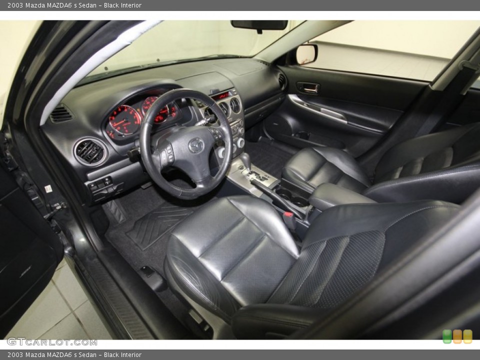 Black 2003 Mazda MAZDA6 Interiors