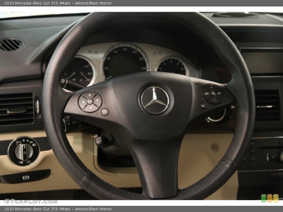Almond/Black Interior Steering Wheel for the 2010 Mercedes-Benz GLK 350 4Matic #83800063