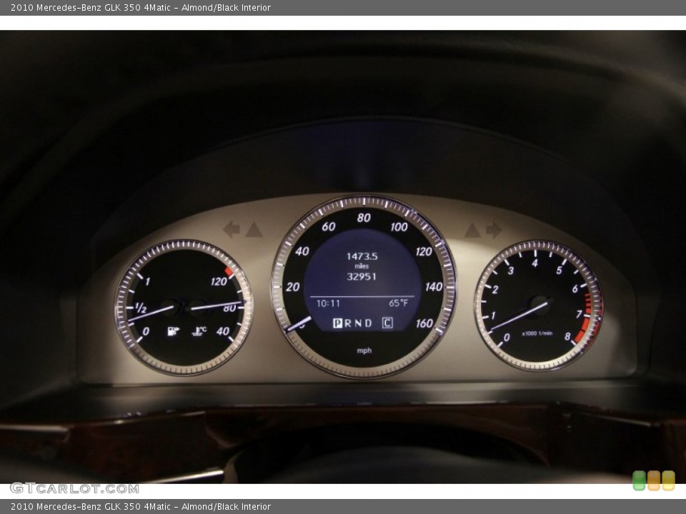 Almond/Black Interior Gauges for the 2010 Mercedes-Benz GLK 350 4Matic #83800087