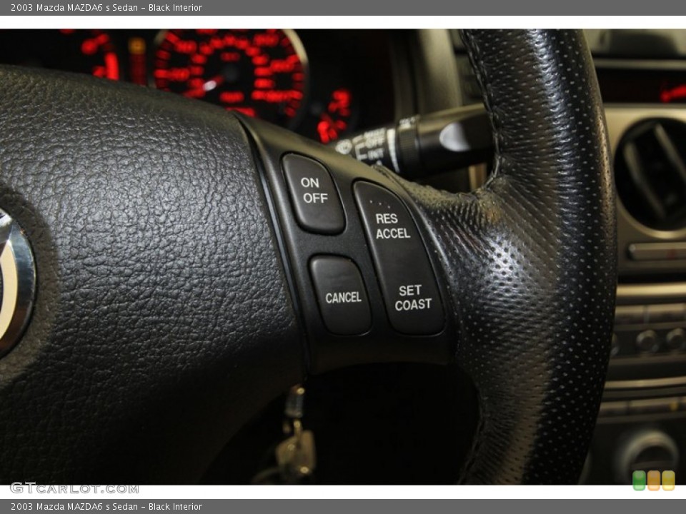 Black Interior Controls for the 2003 Mazda MAZDA6 s Sedan #83800111