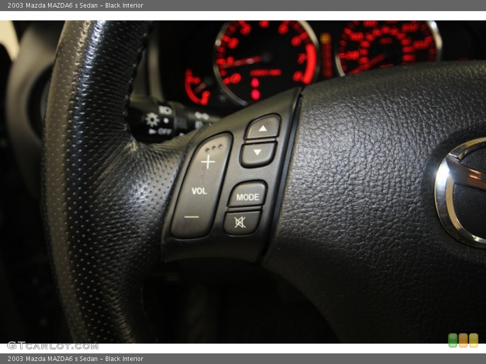 Black Interior Controls for the 2003 Mazda MAZDA6 s Sedan #83800135