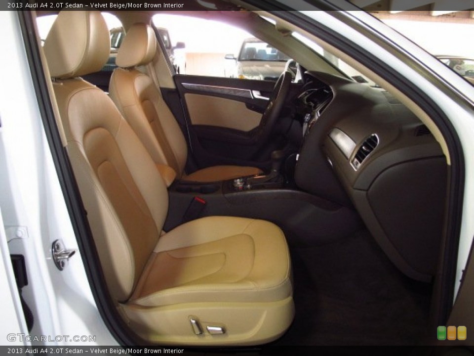 Velvet Beige/Moor Brown Interior Front Seat for the 2013 Audi A4 2.0T Sedan #83800639
