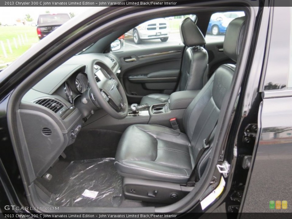 John Varavatos Limited Black/Pewter Interior Front Seat for the 2013 Chrysler 300 C John Varvatos Limited Edition #83801461