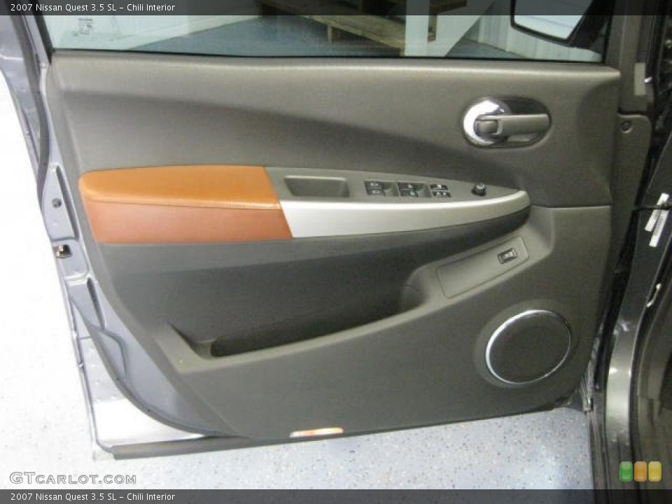 Chili Interior Door Panel for the 2007 Nissan Quest 3.5 SL #83801836