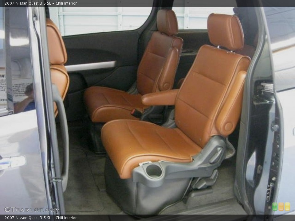 Chili Interior Rear Seat for the 2007 Nissan Quest 3.5 SL #83801884