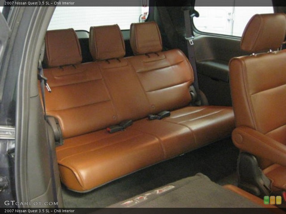 Chili Interior Rear Seat for the 2007 Nissan Quest 3.5 SL #83802034