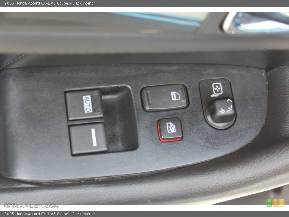 Black Interior Controls for the 2005 Honda Accord EX-L V6 Coupe #83802202