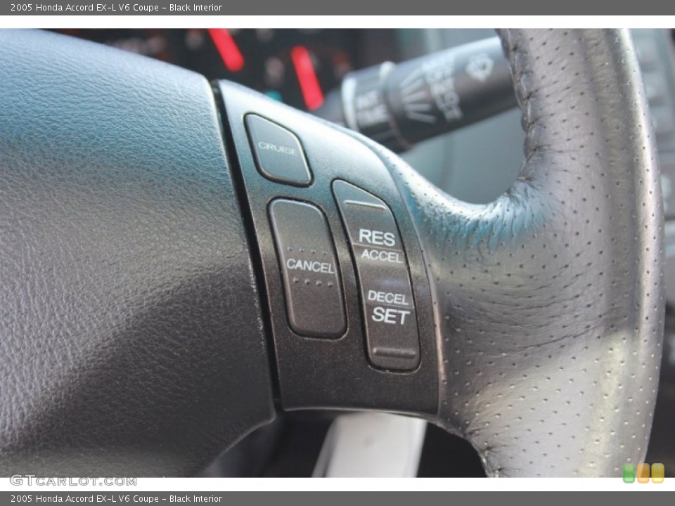 Black Interior Controls for the 2005 Honda Accord EX-L V6 Coupe #83802373