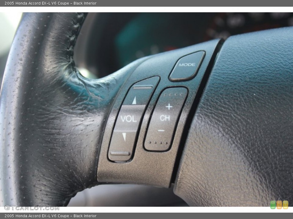 Black Interior Controls for the 2005 Honda Accord EX-L V6 Coupe #83802397