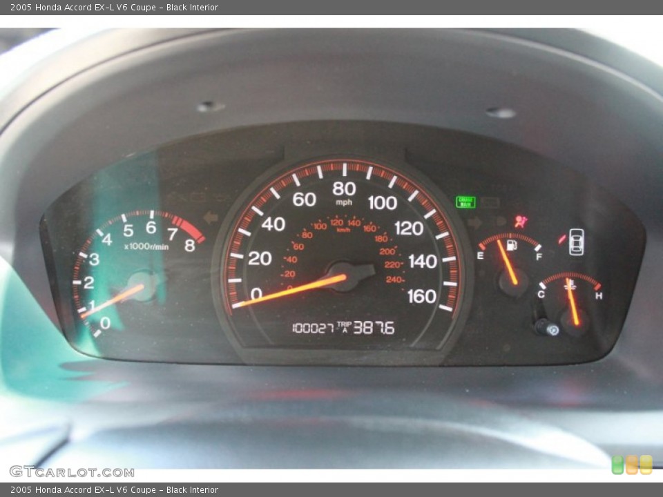 Black Interior Gauges for the 2005 Honda Accord EX-L V6 Coupe #83802439