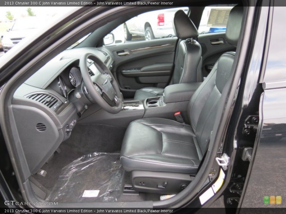John Varavatos Limited Black/Pewter Interior Front Seat for the 2013 Chrysler 300 C John Varvatos Limited Edition #83803831