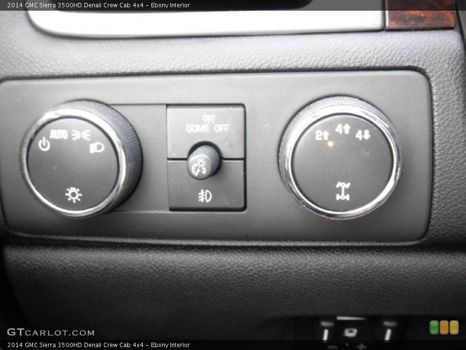 Ebony Interior Controls for the 2014 GMC Sierra 3500HD Denali Crew Cab 4x4 #83804713