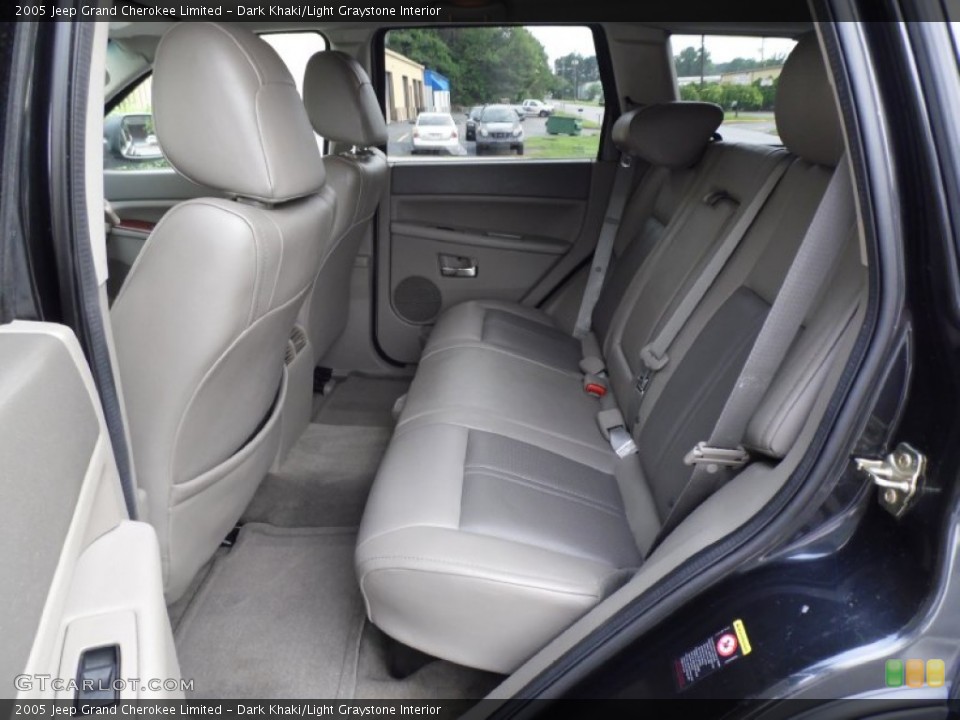 Dark Khaki/Light Graystone Interior Rear Seat for the 2005 Jeep Grand Cherokee Limited #83804770