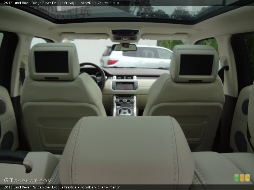 Ivory/Dark Cherry Interior Photo for the 2012 Land Rover Range Rover Evoque Prestige #83805082