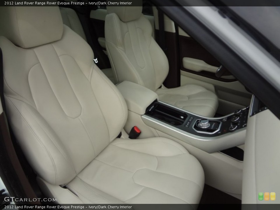 Ivory/Dark Cherry 2012 Land Rover Range Rover Evoque Interiors