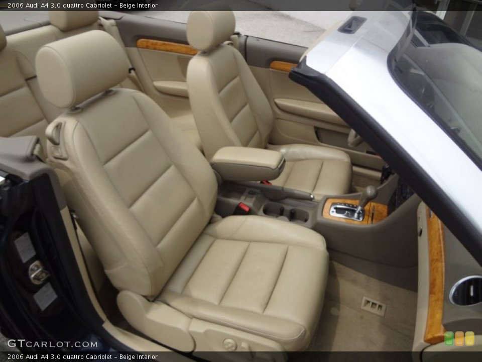 Beige Interior Front Seat for the 2006 Audi A4 3.0 quattro Cabriolet #83805739