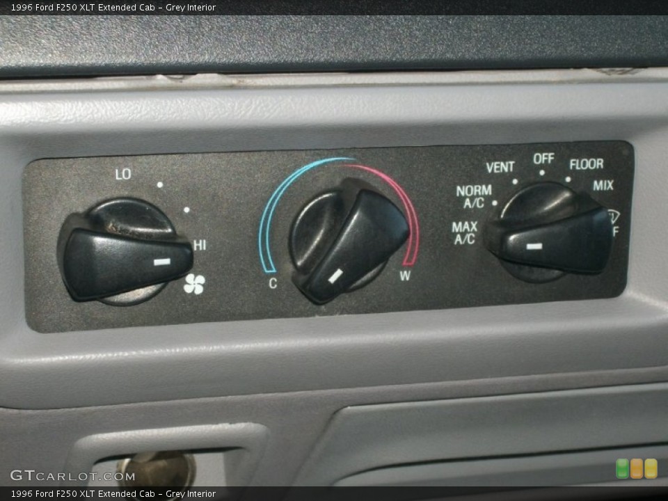 Grey Interior Controls for the 1996 Ford F250 XLT Extended Cab #83806234