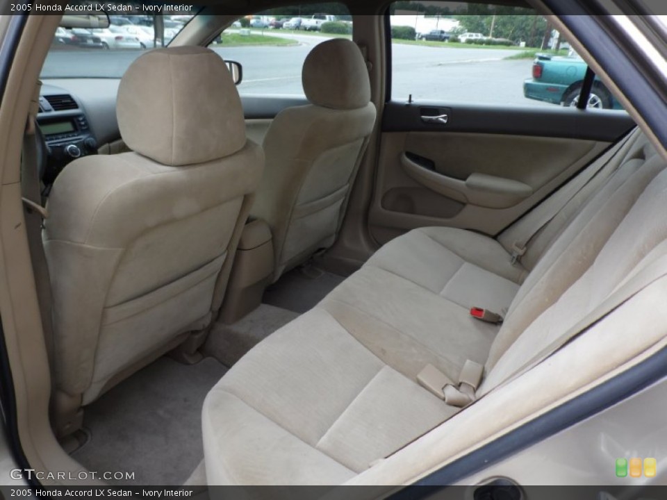 Ivory Interior Rear Seat for the 2005 Honda Accord LX Sedan #83806420