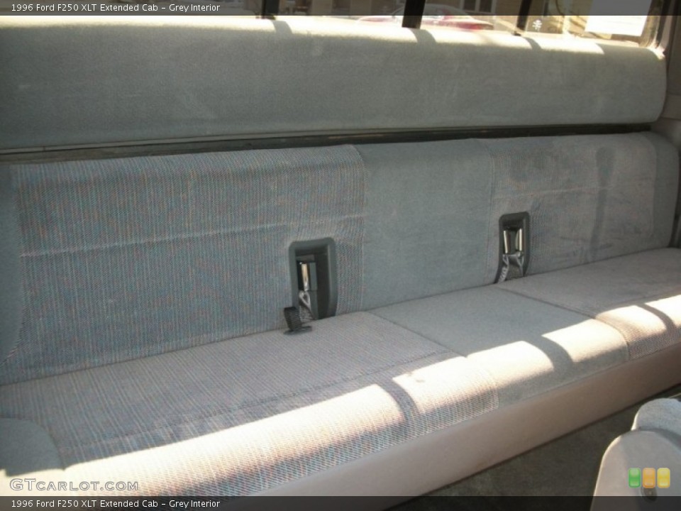 Grey Interior Rear Seat for the 1996 Ford F250 XLT Extended Cab #83806477