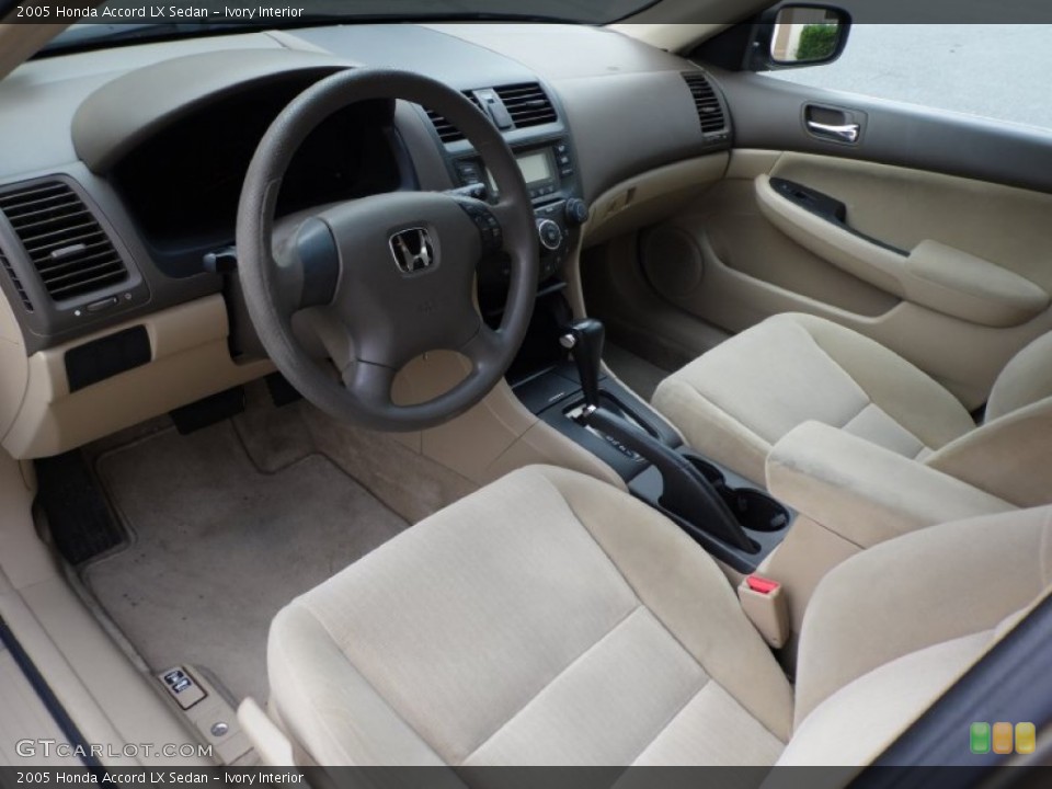 Ivory 2005 Honda Accord Interiors