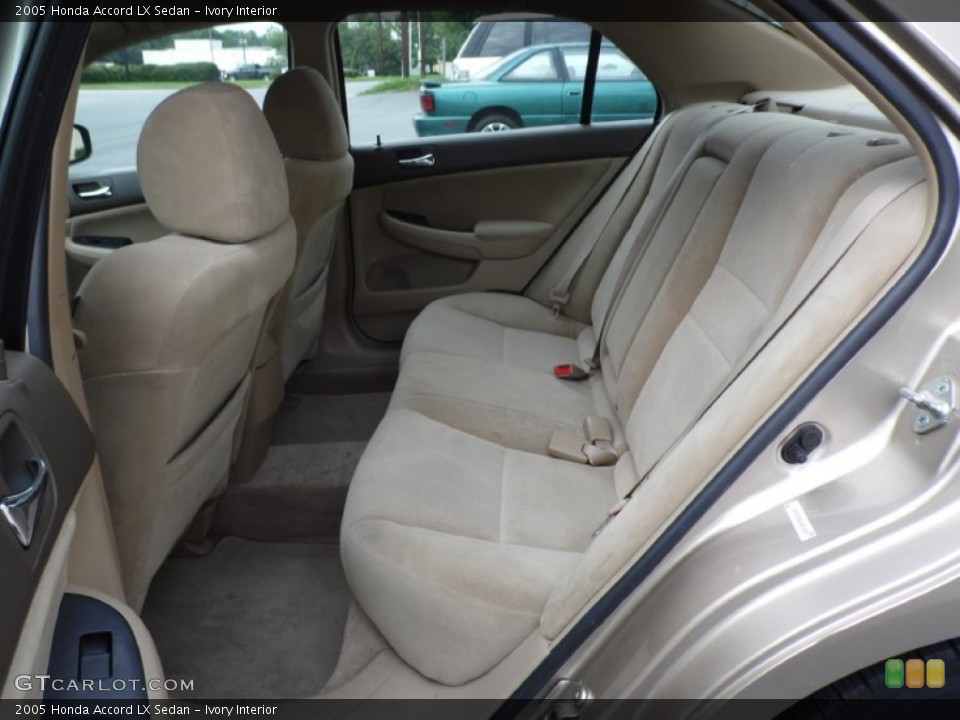 Ivory Interior Rear Seat for the 2005 Honda Accord LX Sedan #83806828
