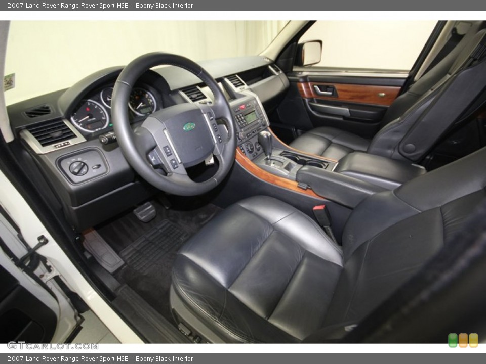 Ebony Black Interior Prime Interior for the 2007 Land Rover Range Rover Sport HSE #83806957