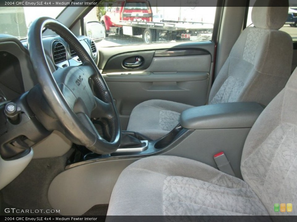 Medium Pewter Interior Front Seat for the 2004 GMC Envoy SLE 4x4 #83807884