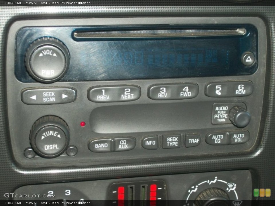 Medium Pewter Interior Audio System for the 2004 GMC Envoy SLE 4x4 #83808049