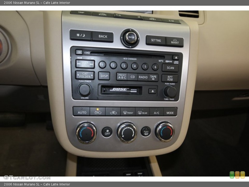 Cafe Latte Interior Controls for the 2006 Nissan Murano SL #83809378