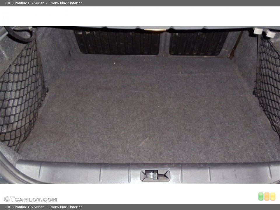 Ebony Black Interior Trunk for the 2008 Pontiac G6 Sedan #83809420