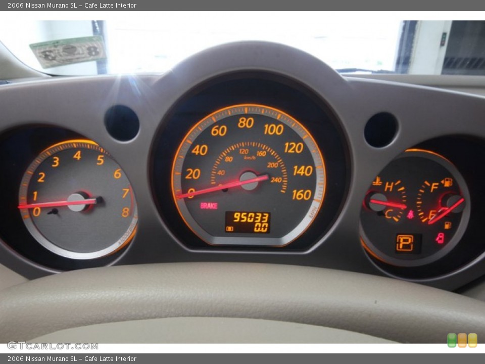 Cafe Latte Interior Gauges for the 2006 Nissan Murano SL #83809975