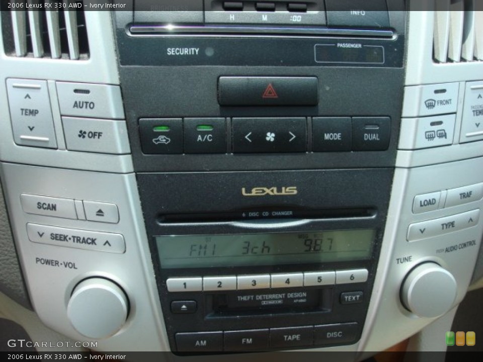 Ivory Interior Controls for the 2006 Lexus RX 330 AWD #83810356