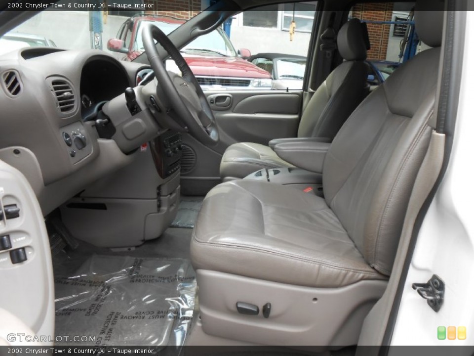 Taupe Interior Front Seat for the 2002 Chrysler Town & Country LXi #83812153