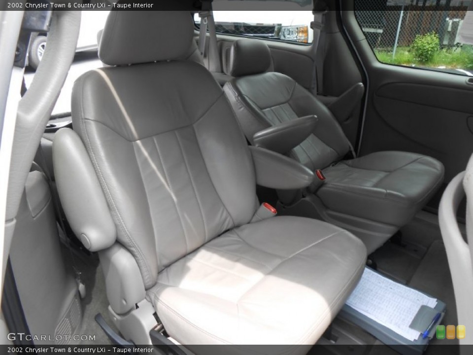 Taupe Interior Rear Seat for the 2002 Chrysler Town & Country LXi #83812279