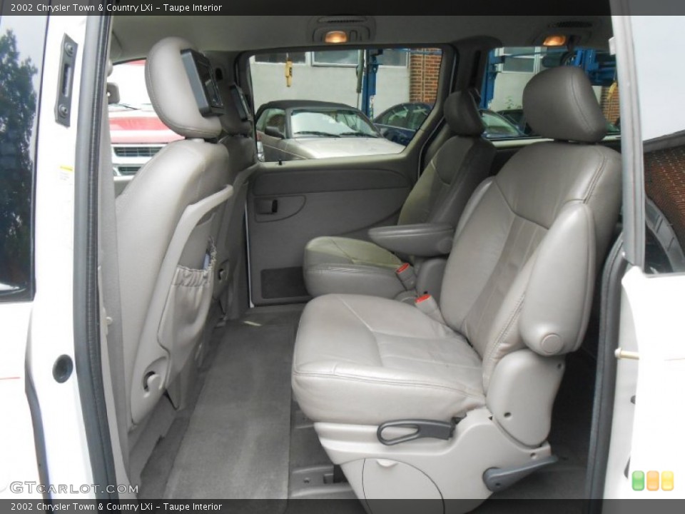 Taupe Interior Rear Seat for the 2002 Chrysler Town & Country LXi #83812333