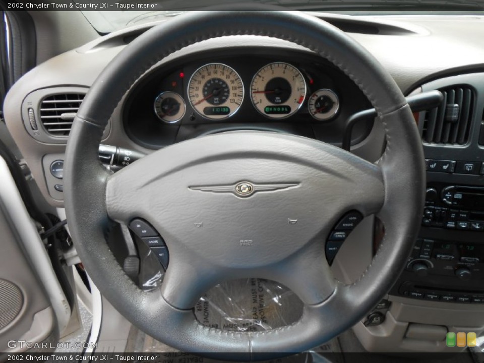 Taupe Interior Steering Wheel for the 2002 Chrysler Town & Country LXi #83812492