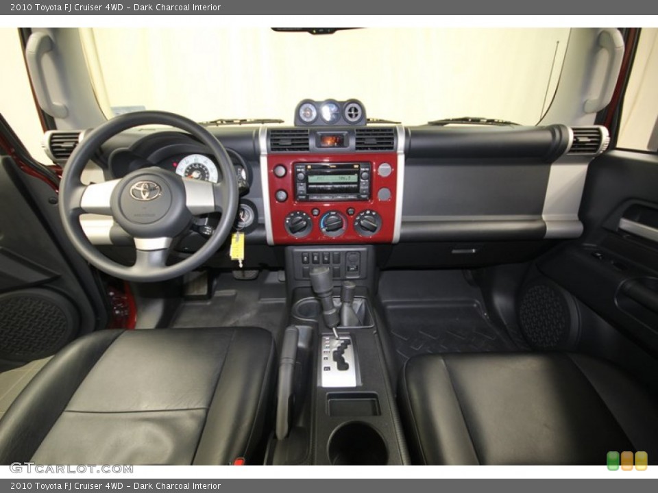 Dark Charcoal Interior Dashboard for the 2010 Toyota FJ Cruiser 4WD #83813281