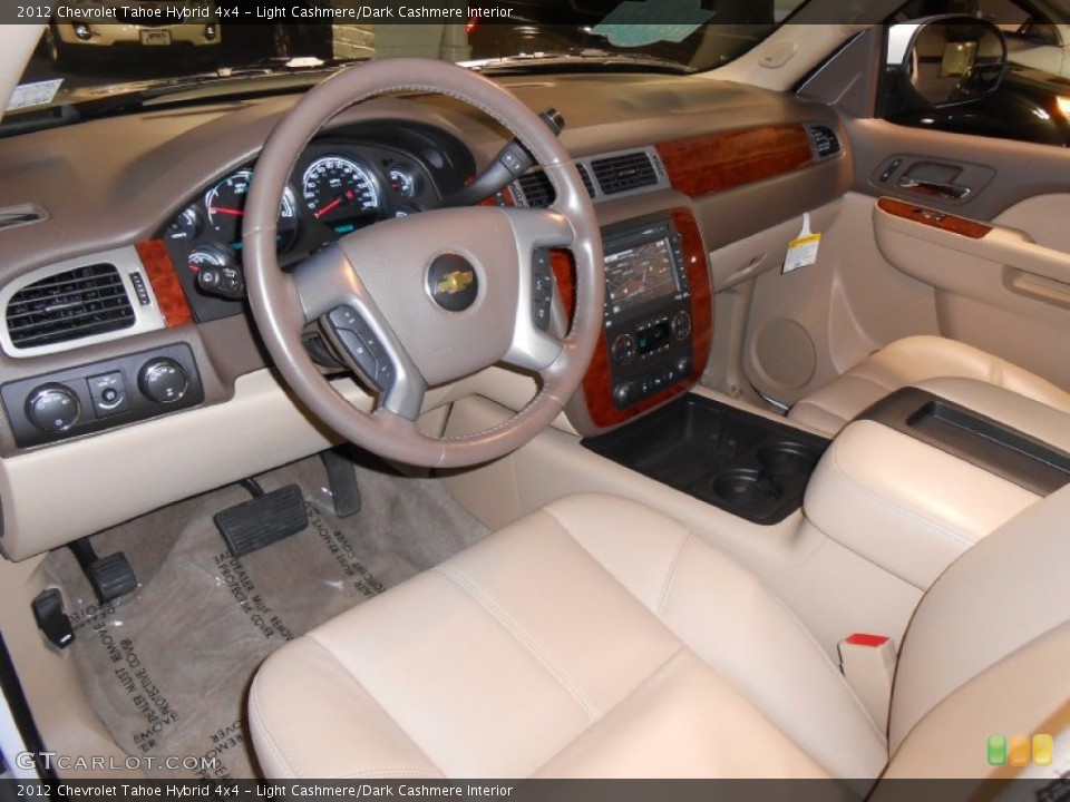 Light Cashmere/Dark Cashmere Interior Prime Interior for the 2012 Chevrolet Tahoe Hybrid 4x4 #83813386