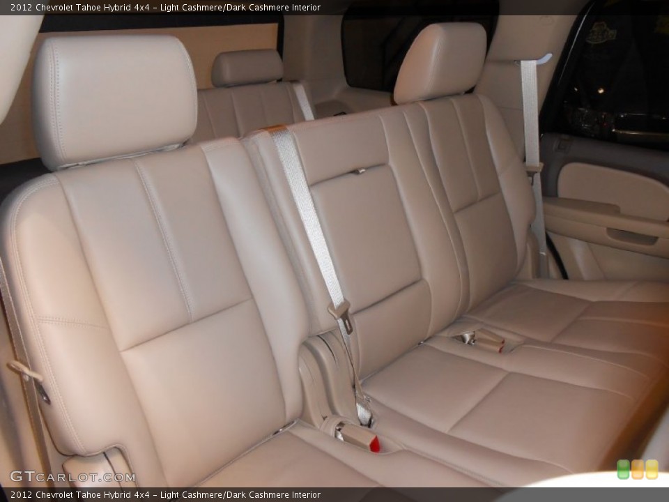 Light Cashmere/Dark Cashmere Interior Rear Seat for the 2012 Chevrolet Tahoe Hybrid 4x4 #83813527