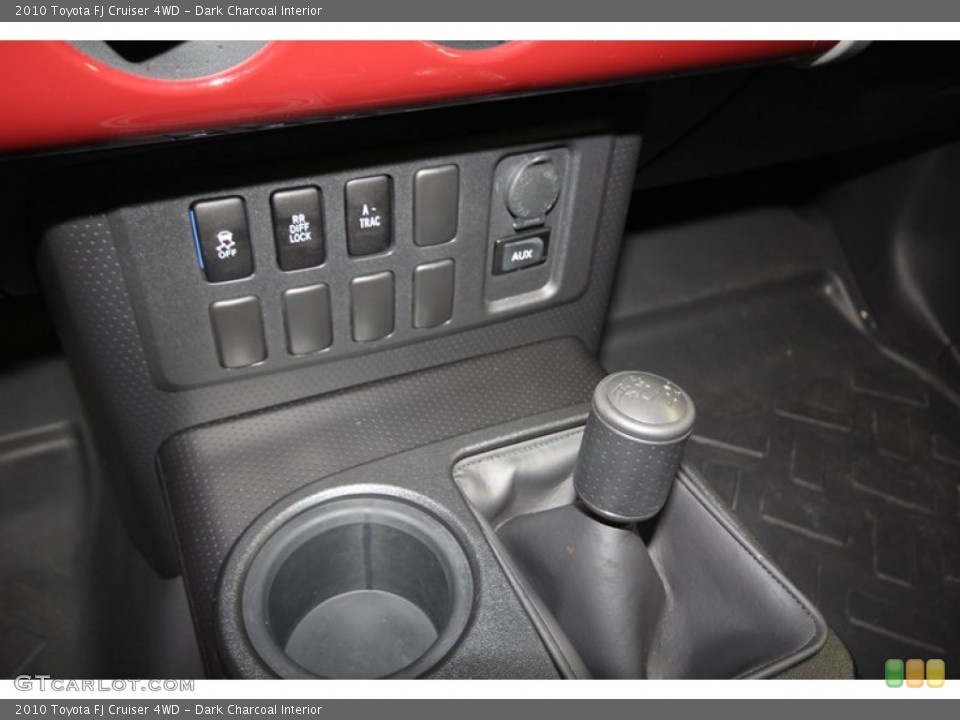 Dark Charcoal Interior Controls for the 2010 Toyota FJ Cruiser 4WD #83813671