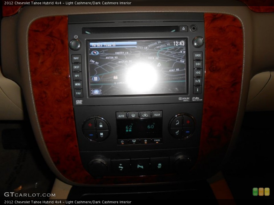 Light Cashmere/Dark Cashmere Interior Controls for the 2012 Chevrolet Tahoe Hybrid 4x4 #83813728