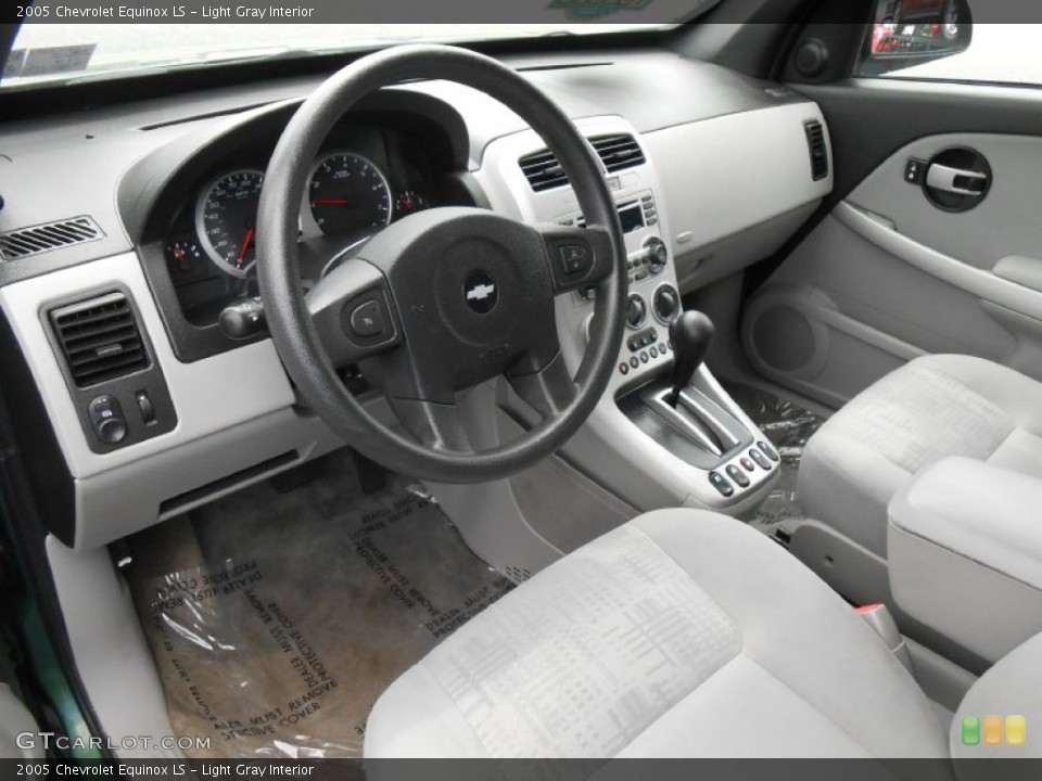 Light Gray Interior Prime Interior for the 2005 Chevrolet Equinox LS #83813964